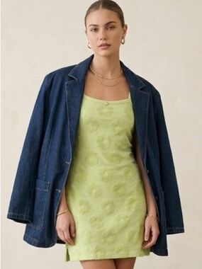 PacSun Bright Yellow Floral Mini Dress